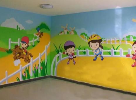 凤台幼儿园墙体彩绘制作流程及注意事项