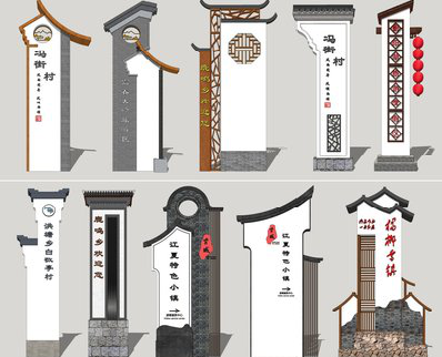 凤台美丽乡村标识标牌有哪些分类？